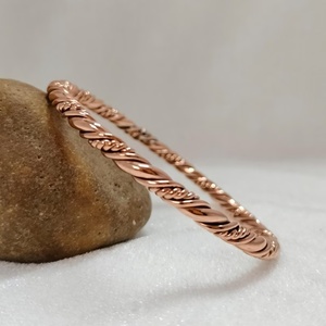 Handmade Twisted <b>Rope</b> Bangle <b>Bracelet</b> Luxury Metal Jewelry Exquisite Design for Women - Product Image 5
