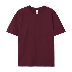High Quality Men's Pure Cotton T Shirt Custom <b>Logo</b> Print Loose Oversized Casual Unisex T Shirt - Product Image 2