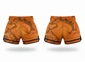 Shorts de Muay Thai à motif imprimé par sublimation sur toute la surface, style personnalisé, dernière tendance, pour entraînement de kick-boxing, sport de combat, shorts thaïlandais - Product Image 3