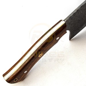 Custom Handmade Damascus Steel Cleaver <b>Knife</b> Butcher Chef <b>Knife</b> Razor <b>Sharp</b> Meat Chopper Wooden Handle <b>Kitchen</b> <b>Knife</b> Wholesale - Product Image 5
