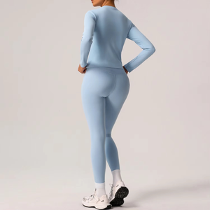 Conjunto Deportivo de Yoga para Mujer, Ropa Deportiva de Tela Flexible y Cómoda para Entrenamiento Físico y Ejercicio - Product Image 6