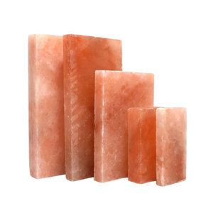 Carreaux de sel naturel aux tons rose chaud et orange, parfaits pour créer des murs décoratifs attrayants. - Product Image 2