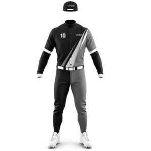 Uniforme de Béisbol para Hombre Inflow Sports de la Mejor Calidad, 100% Poliéster Transpirable, Conjuntos con Logotipo Personalizado, Opciones de Tallas Grandes, para Todas las Temporadas - Product Image 2
