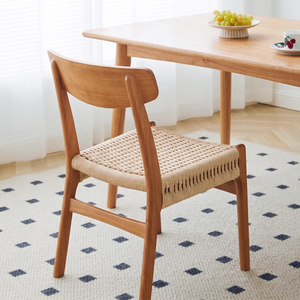 Chaise de salle à manger en rotin et bois de frêne Nam Viet - Product Image 3