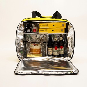 Mochila grande de nuevo diseño, multifuncional, de gran capacidad, color naranja, para entrega de comida. - Product Image 5