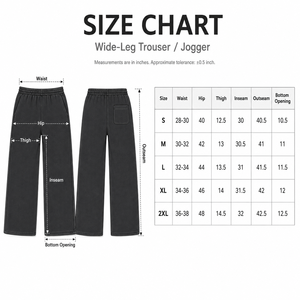 Men Heavyweight Washed Wide Leg Sweatpants Relaxed Fit Fleece Joggers <b>Elastic</b> <b>Waist</b> Casual Streetwear Custom <b>Trouser</b> - Product Image 6