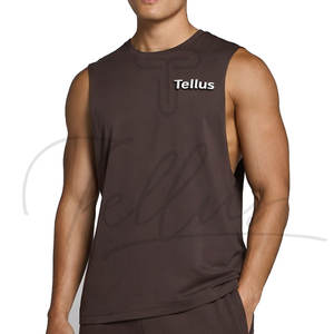 Camiseta sin mangas para hombre, para entrenamiento, deporte, culturismo, estilo stringer, corte muscular, camiseta sin mangas para gimnasio. - Product Image 3