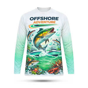 Venta Directa de Fábrica, Precio Razonable, Camisas de Manga Larga para Hombre, Tallas Grandes, Estampado Animal, Secado Rápido, 100% Poliéster OEM - Product Image 2