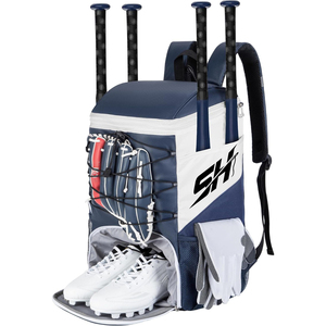 Bolsa de béisbol con compartimento para casco, mochila de gran capacidad y duradera para equipo deportivo, para jugadores, adolescentes y adultos - Product Image 1