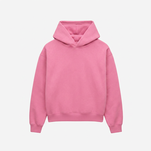 เสื้อฮู้ดดี้สีขาวขนาดใหญ่สำหรับผู้ชาย ผ้าฝ้าย 100% เฟรนช์เทอร์รี่ สวมใส่สบาย สีพื้น สไตล์สตรีทแวร์สำหรับฤดูใบไม้ร่วง - Product Image 5