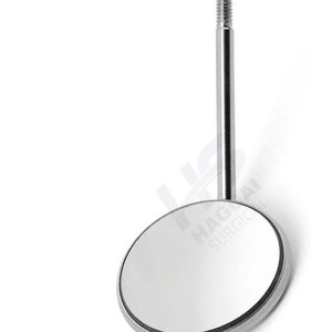 Miroir buccal dentaire double face # 5 outils uniques à poignée creuse en acier, surface avant en acier, certifiés CE, de qualité supérieure, à marque privée - Product Image 5