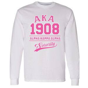 Sweat-shirt blanc à manches longues 1908, col rond, imprimé graphique, pull à revers côtelés, vêtements de sport décontractés pour femmes, haut tendance pour tous les jours - Product Image 1