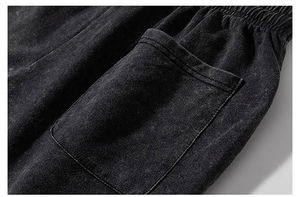 Ensemble court pour homme de haute qualité, 100% coton éponge, surdimensionné, léger, respirant, séchage rapide, décontracté, uni, été, service OEM - Product Image 4