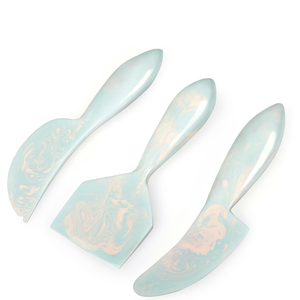 Best Quality Eco-Friendly Durable Resin <b>Cheese</b> <b>Knife</b> <b>Set</b> Dishwasher Safe Custom Color Food Safe for Parties Weddings Home Use - Product Image 3