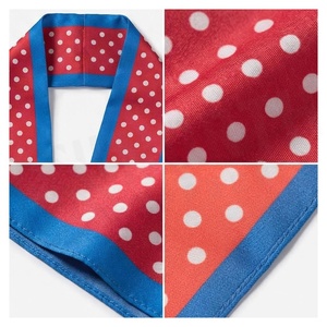 NORTH APPROACH Women's Long <b>Silk</b> Scarf Polka Dot Print Elegant Fashion Accessory All Seasons - Product Image 4