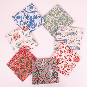 Hot Selling Indian Handmade Floral Colourful Cotton Square Scarfs <b>Bandana</b> Boho Unisex Headscarf Neck Tie Wrist Band Breathable - Product Image 4