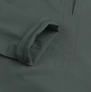 Jubbah Saudí para Hombre, Thobe Islámico de Color Sólido, Talla Grande, Informal, Personalizable, de Algodón Transpirable de Alta Calidad, en Oferta - Product Image 5