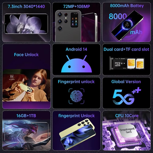 โทรศัพท์มือถือรุ่นใหม่ S26 ULTRA 16+1TB 5G ระบบแอนดรอยด์ ปลดล็อคแล้ว หน้าจอเต็ม คุณภาพสูง - Product Image 1
