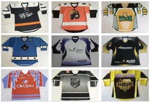 Maillots de hockey sur glace pour adultes, de haute qualité, avec logo personnalisé, numéros imprimés, respirants, antibactériens, 100% polyester, col en V - Product Image 6