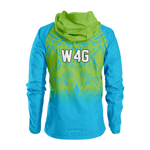 Manufacturer Sublimated Hooded Zip Windbreaker <b>Jacket</b> Eco Friendly Nylon Coated <b>Lightweight</b> <b>Rain</b> Sports <b>Jacket</b> - Product Image 5