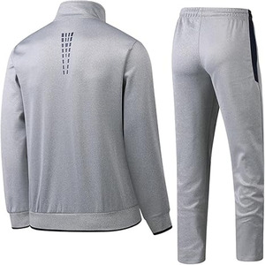 Survêtement de sport personnalisé avec logo, en polaire technique polyester, à fermeture éclair intégrale, avec sweat à capuche et pantalon de jogging, deux pièces, envoyé par Dress Sports - Product Image 2