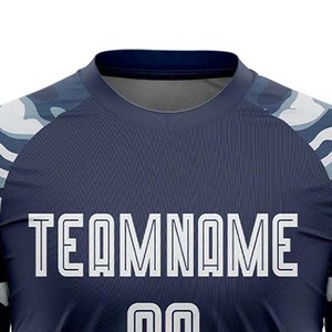 Camiseta de Fútbol Corta Sublimada Personalizada de Alta Calidad al por Mayor, Transpirable, Ligera, de Secado Rápido, 100% Poliéster, Unisex para Adultos - Product Image 4