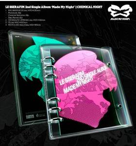 LE SSERAFIM - Segundo álbum sencillo [Made My Night] CHEMICAL NIGHT - Libro electrónico K-Pop (CD) Música en papel y plástico, idioma coreano, para todas las edades - Product Image 2