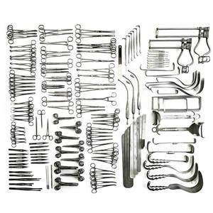 Instruments orthopédiques manuels en acier inoxydable de qualité supérieure, 197 pièces, set de laparotomie certifié CE, professionnel, par Grip Surgical - Product Image 3