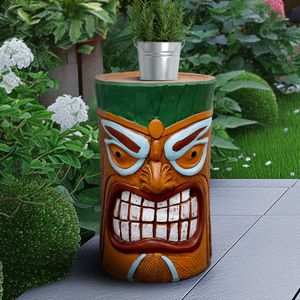 Grandi Statue Tiki per Decorazione Giardino Esterno, Patio, Cortile o Tiki Bar - Statue Durevoli ed Eleganti - Product Image 4