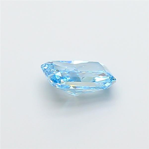 Diamante Radiante Azul Claro de 1.00ct, Diamante Suelto Azul Claro Raro, Diamante de Color Certificado, Anillo de Compromiso de Lujo - Product Image 2