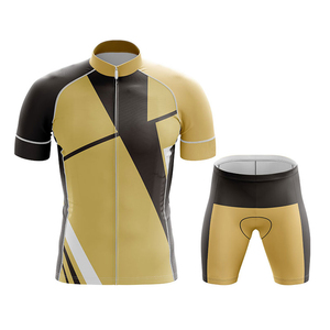 Nouveau Maillot de Cyclisme Professionnel Sur Mesure Respirant Anti-Bactérien Coupe-Vent et Short Extensible – Prix de Gros - Product Image 1