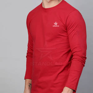 Camiseta de manga larga de secado rápido más vendida para hombre, de corte holgado, estampada, transpirable, 100% algodón. - Product Image 3