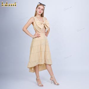 <b>Lady</b> Windbreaker LD17 Bow Skirt <b>Set</b> with <b>Short</b> Tops Length - Product Image 4