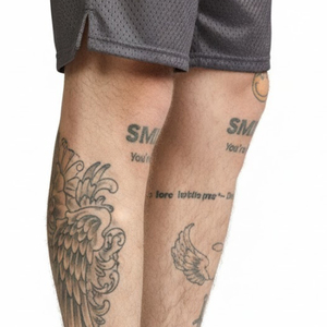 Shorts en maille 100% polyester respirants et à séchage rapide avec cordon de serrage à la taille, service OEM, shorts en maille sur mesure - Product Image 2
