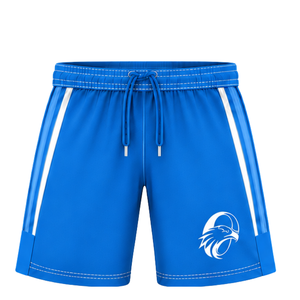 Ensemble short et maillot de rugby bleu ciel et blanc, col en V, manches courtes, uniforme d'équipe respirant et léger, kit de sport personnalisé pour l'entraînement - Product Image 4