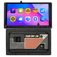 Autoradio Android 9 pouces Crystal 2 DIN avec CarPlay sans fil, Android Auto, GPS, WIFI, AM FM RDS, unité principale Android 9 pouces à boutons