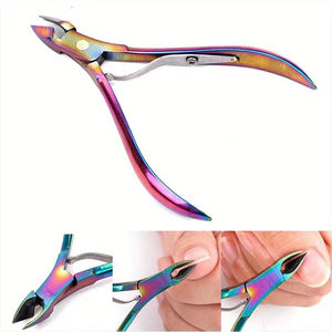 Cuticle Cutter Stainless Steel Gold Plated Professional High Quality Manicure Tools for Finger Wide Jaw Opening Durable Design - Product Image 2