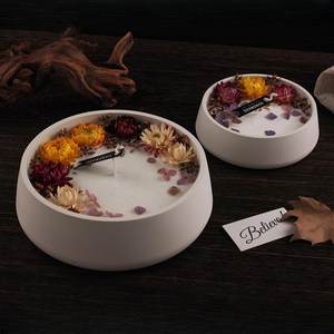 Molde de silicona de resina para portavelas de té con forma de loto, molde de resina para candelabro de flores, herramientas para pasteles - Product Image 3