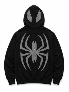 Sweat-shirt à capuche élégant pour homme avec strass, léger, respirant, anti-plis, décontracté, streetwear personnalisé, vente en gros - Product Image 6