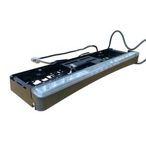 Marco de Matrícula con Luz LED, Estándar Europeo 2025, Juego Completo con Control Remoto y Arnés de Cableado - Product Image 5