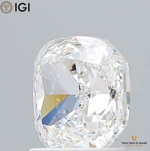 Diamant de laboratoire CVD certifié IGI, taille carrée coussin, 2,01 carats, couleur E, clarté VVS1, pour la collection de bijoux Royal Bride - Product Image 3