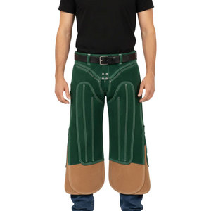 Diseña tus propios pantalones de herrador de cuero genuino con correas ajustables en la cintura y las piernas, fabricados a mano por un fabricante profesional. - Product Image 1