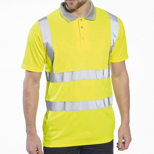 Nouvelle Arrivée 2026 Chemise de Travail Manches Courtes Haute Visibilité Bande Réfléchissante Légère Vêtement de Travail Extérieur - Product Image 6