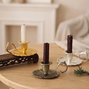 Candelabro de Cinco Brazos Warm Presence, Portavelas de Metal Plateado de 10.6 Pulgadas, Decoración Duradera para el Hogar, Uso en Bodas - Product Image 6