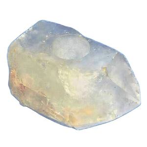 Bougeoir en cristal Quartz, vente en gros artisanat en cristal en vrac pierres naturelles Reiki roches minéraux Jade Feng Shui bougeoirs - Product Image 3