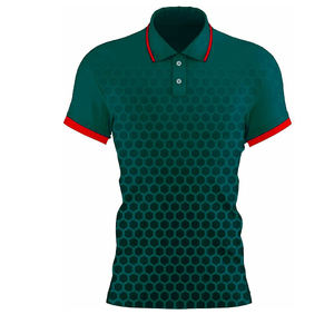 Vente en gros de tissu de maillot de sport à motif solide imprimé par sublimation personnalisé pour hommes et femmes OEM/ODM pour polos - Product Image 3