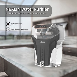 Purificateur d'eau alcaline TEJAS PRO BLACK TRANSPARENT RO avec affichage numérique, réservoir de stockage de 13 litres, cuivre, zinc, alcalin - Product Image 3