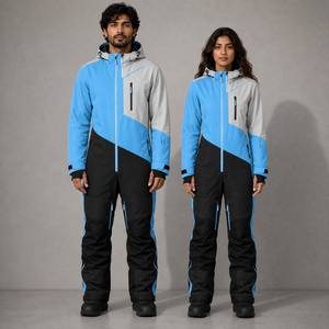 Traje de Esquí Unisex Premium, Chaqueta Impermeable y Transpirable, Pantalones con Tirantes, Fabricante y Proveedor de Ropa para Exteriores de Marca Privada - Product Image 2