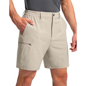 Pantalones Cortos Bermuda Negros para Hombre, de Secado Rápido, Cintura Elástica, Casuales, para Actividades al Aire Libre, con Bolsillos - Product Image 3
