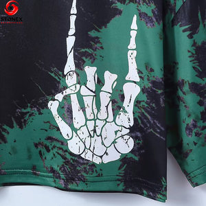 Top Corto de Cintura Alta con Estampado Tie-Dye para Mujer, con Logotipo y Diseño Personalizados, Tejido Transpirable y Ecológico - Product Image 6